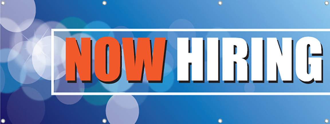 Now Hiring Banner